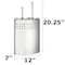 Blue Donuts Toilet Brush and Plunger Set Toilet Plunger Toilet Brush Combo Chrome BD3908036 - alternate 3